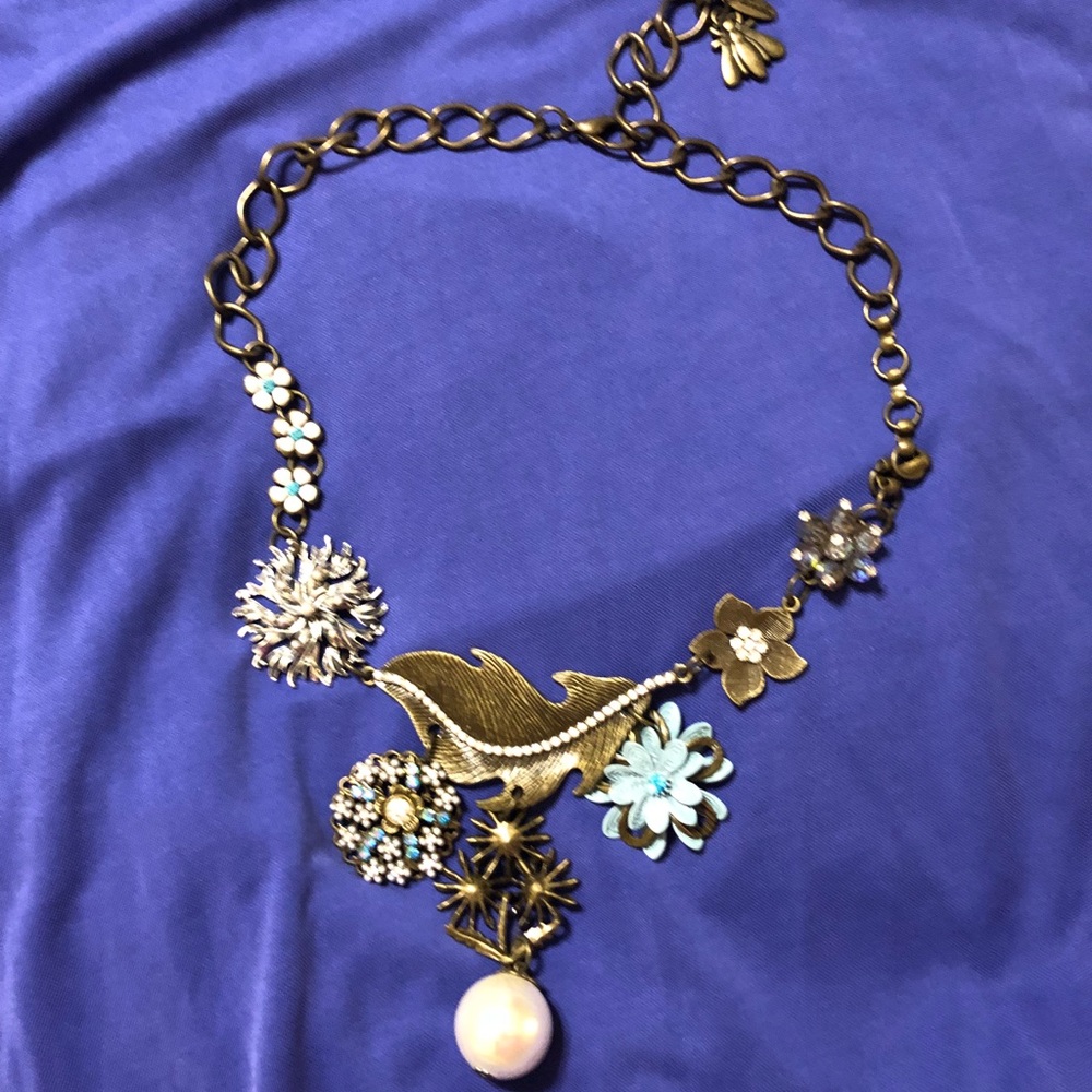 Plunder antique gold necklace